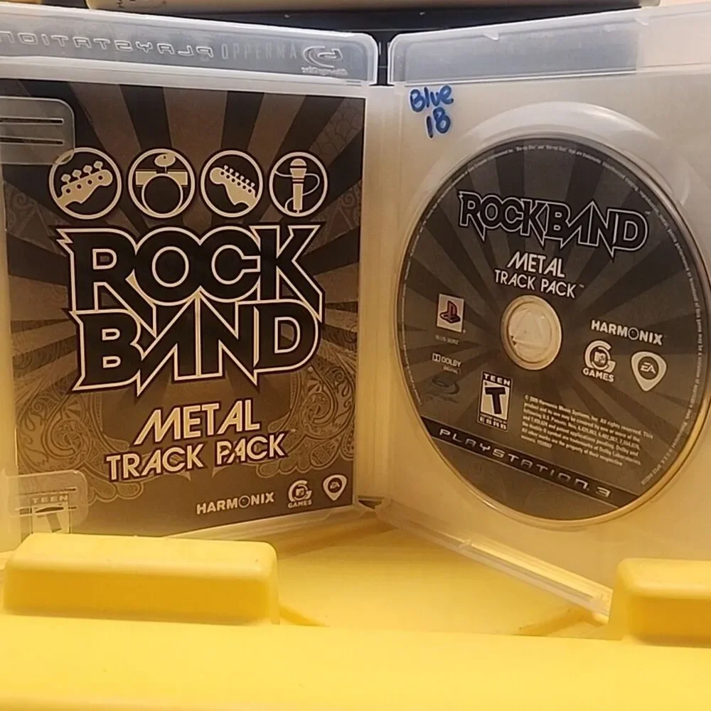 Rock Band: Metal Track Pack (Sony PlayStation 3, 2009) COMPLETE